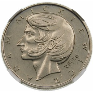 Próba 10 złotych 1974 Mickiewicz - nikiel