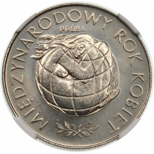 Próba 20 złotych 1975 Międzynarodowy Rok Kobiet - nikiel