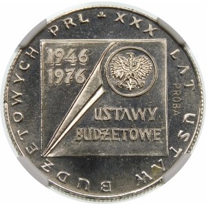 Próba 20 złotych 1976 Ustawy Budżetowe - nikiel