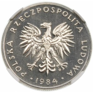 Próba 20 złotych 1984 - nikiel