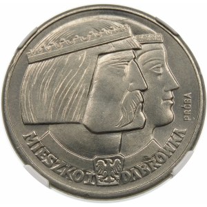 Próba 100 złotych 1960 Mieszko i Dąbrówka - nikiel
