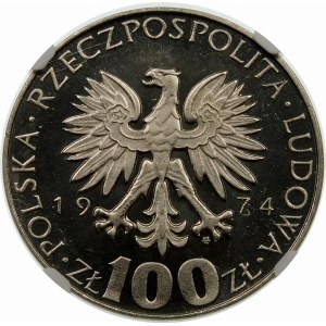 Próba 100 złotych 1974 Skłodowska Curie - nikiel