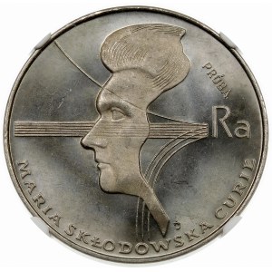 Próba 100 złotych 1974 Skłodowska Curie - nikiel