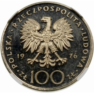 Próba 100 złotych 1976 Kościuszko - nikiel