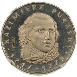 Próba 100 złotych 1976 Pułaski - nikiel
