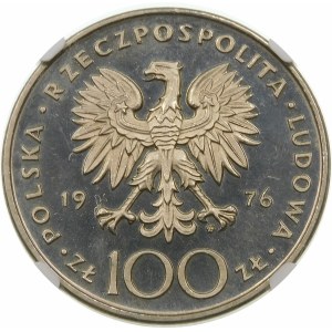 Próba 100 złotych 1976 Pułaski - nikiel