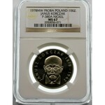 Próba 100 złotych 1978 Korczak - nikiel
