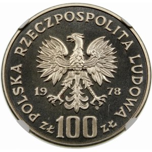 Próba 100 złotych 1978 Bóbr - nikiel