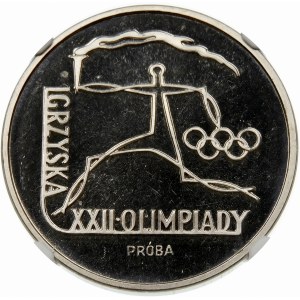 Próba 100 złotych 1980 Igrzyska - nikiel