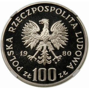 Próba 100 złotych 1980 Igrzyska - nikiel