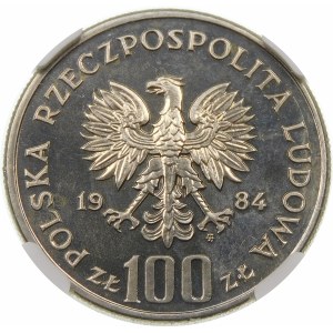 Próba 100 złotych 1984 Witos - nikiel
