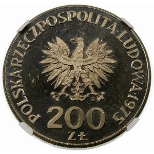 Próba 200 złotych 1975 Faszyzm - nikiel