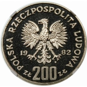 Próba 200 złotych 1982 Krzywousty - nikiel
