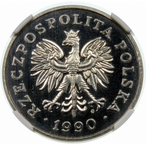 Próba 100 złotych 1990 - nikiel