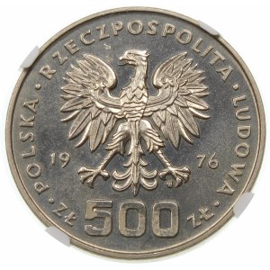 Próba 500 złotych 1976 Kościuszko - nikiel