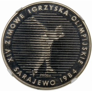 Próba 500 złotych 1983 Igrzyska Sarajewo - nikiel