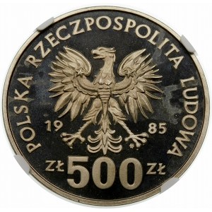 Próba 500 złotych 1985 Przemysław II - nikiel