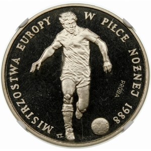 Próba 500 złotych 1987 ME w Piłce Nożnej - nikiel