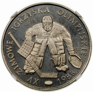 Próba 500 złotych 1987 Zimowe Igrzyska Olimpijskie - nikiel