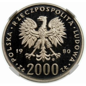 Próba 2000 złotych 1980 Lake Placid - nikiel