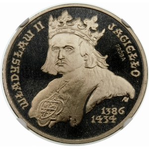 Próba 5000 złotych 1989 Jagiełło - nikiel