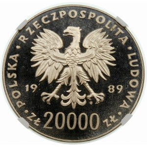 Próba 20000 złotych 1989 MŚ Włochy - nikiel