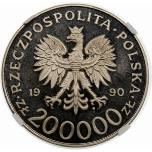 Próba 200000 złotych 1990 Komorowski - nikiel