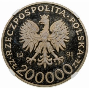 Próba 200000 złotych 1991 Okulicki - nikiel