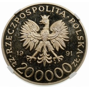 Próba 200000 złotych 1991 Torwid - nikiel