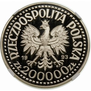 Próba 200000 złotych 1993 Jagiellończyk - nikiel