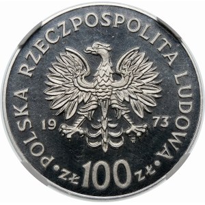PRÓBA 100 złotych 1973 Kopernik - aluminium