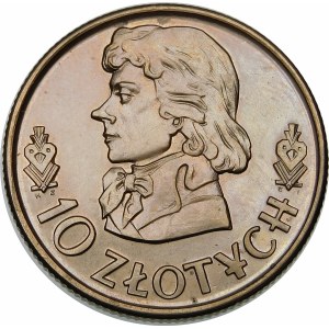 PRÓBA 10 złotych 1968 Kościuszko - miedzionikiel