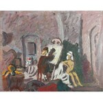 Wacław TARANCZEWSKI (1903-1987), Mała malarka - obraz wraz ze szkicem do obrazu