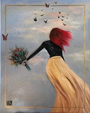Zanna Brzyzek (ur. 1980), Dancing with butterflies, 2020