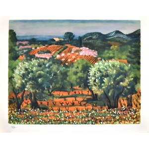 Mojżesz Kisling (1891 - 1953), Pejzaż z Prowansji