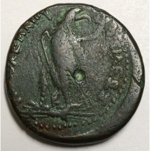 Egypt. Ptolemaios III. Euergetes (247 - 221).  AE-38 mm, orel na blesku. Svoronos-974, Sear-7815