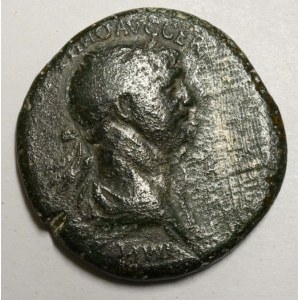 Trajanus (98 - 117).  Sestercius. R: SENATUS POPULUSQUE ROMANUS SC. RIC-jako476,  nedoražen