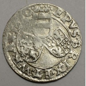 Vratislav. Karel Rakouský (1608 - 1624).  3 krejcar 1620, minc. Nisa. EM-371,  dr. nedor.