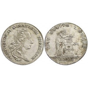 Větší žeton k volbě za římského císaře ve Frankfurtu 5.7.1792. Ag (4,06 g) 25,4 mm. Novák-V/XVII...