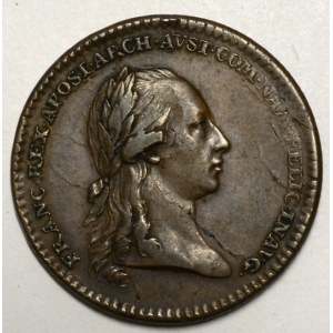 Velký žeton na holdování v Namuru 1792. Portrét, opis/ znak, opis. Bronz (12,46 g) 33,7 mm. Novák-V/XVII/F1c.  n. nedor...