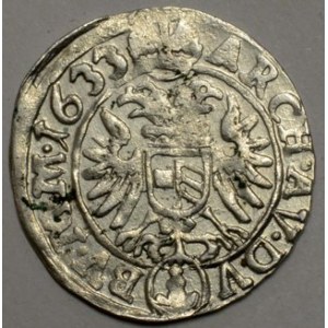 3 krejcar 1633 Praha - Schuster