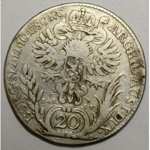 20 krejcar 1780 Praha
