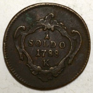 1 soldo 1788 K, pro Gorici,   kor.