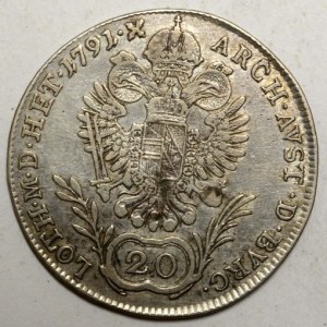 20 krejcar 1791 G