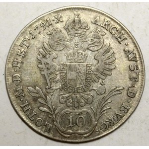 10 krejcar 1791 A