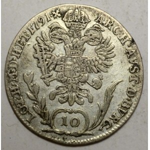 10 krejcar 1791 B