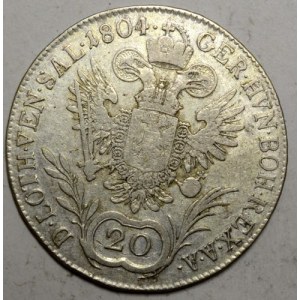 20 krejcar 1806 G král. koruna