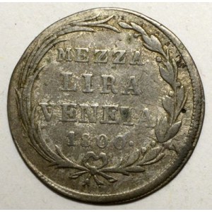 1/2 lira 1800 b.z. (Veneta)