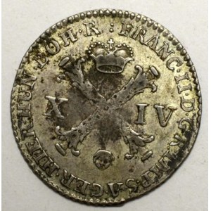 XIV liard 1793 Brusel