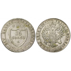 15 soldi 1802 A (pro Gorici a Gradišku),  nep. just.